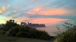 Benvenue cliffs sunset