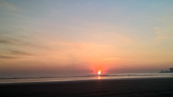 Sunrise at Caroline Bay
