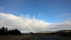 Rainbow on the way to Elephant rocks