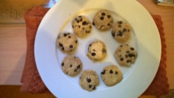 Microwave mini cookies