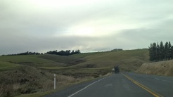 Road from Gore to Dunedin