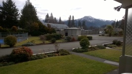 view from our room in Hanmer Springs