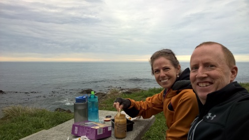 Picnic on arrival in Kaikoura