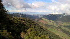 Hawke's lookout on road up Takaka hill