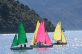 sailing boats at Queen Charlotte Yacht club