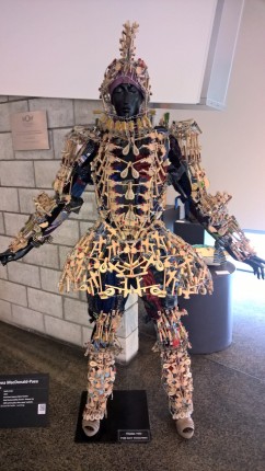 "piano guts" costume at WOW museum