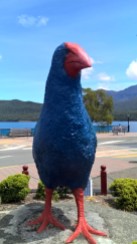 Takahe statue, TeAnau