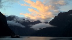 Dawn on Milford Sound