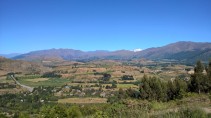 View of Gibson valley outside Queenstown