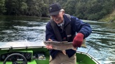 Rick with rainbow trout