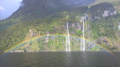Rainbow on Doubtful Sound